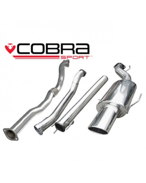 Vauxhall Astra G Turbo (Coupe) 98-04 Cobra Sport Turbo Back System with De-Cat (Non-Resonated) Vauxhall Astra G Turbo (Coupe) 98-04 Cobra Sport Turbo Back System with De-Cat (Non-Resonated)